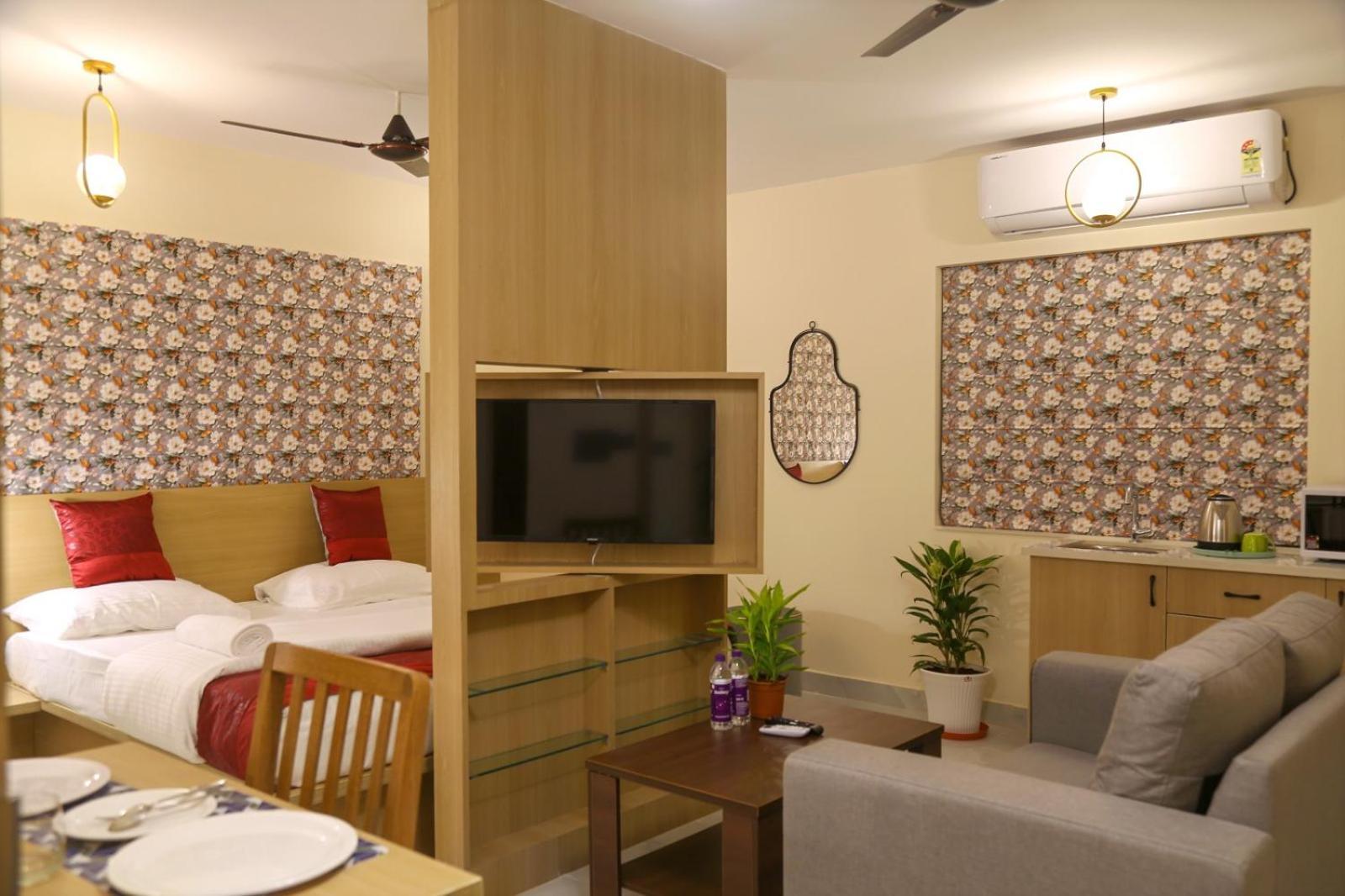 Lumis Studio Apartment Haiderabad Buitenkant foto